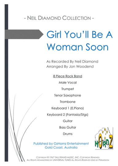 Girl, You'll Be A Woman Soon (arr. Jon Woodend)