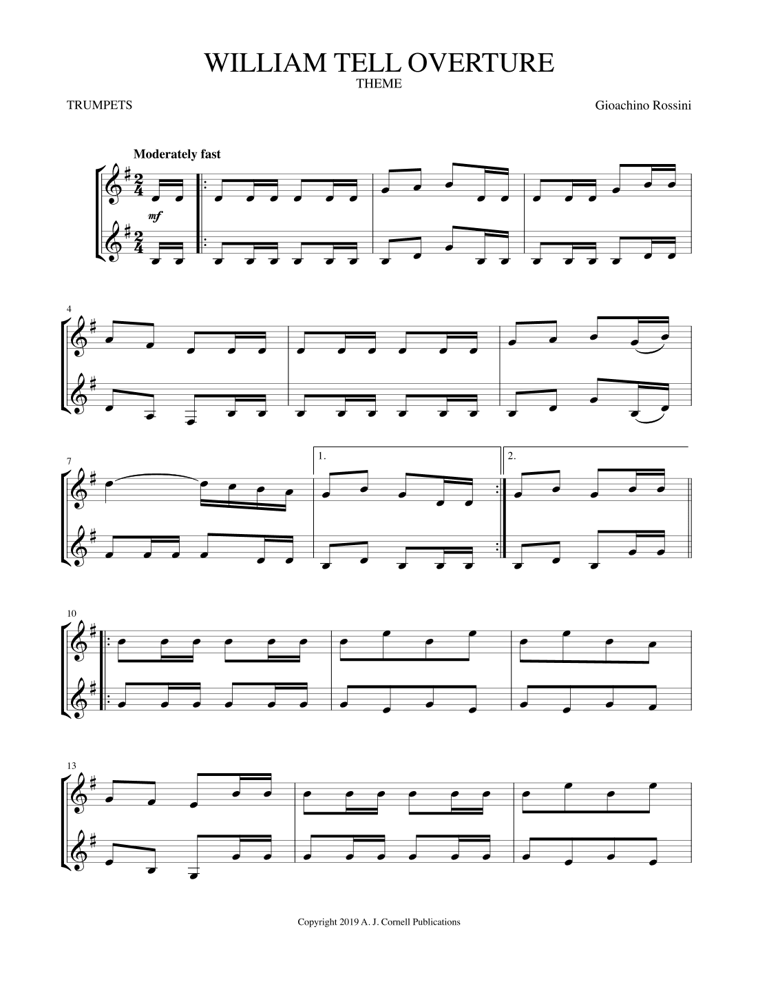 William Tell Overture (arr. Mark Phillips)