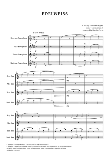 Edelweiss (arr. Danillo Porto)