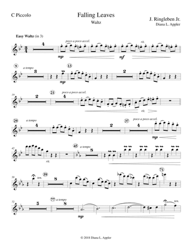 Falling Leaves Waltz (arr. Diana L. Appler)