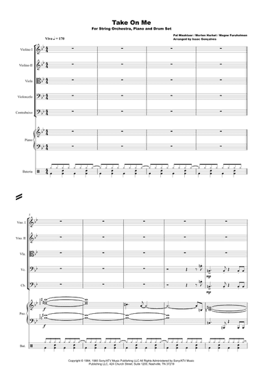 Take On Me (arr. Isaac Gonçalves)