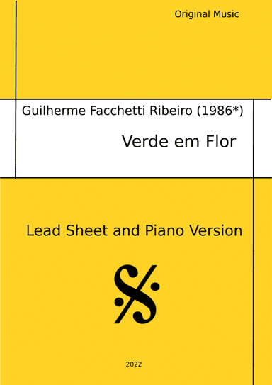 Guilherme Facchetti Ribeiro - Verde em Flor. Lead Sheet and Piano Version