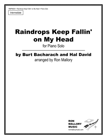 Raindrops Keep Fallin' On My Head (arr. Ron Mallory)