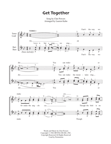 Get Together (arr. Lauren Kahn)