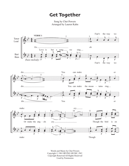 Get Together (arr. Lauren Kahn)
