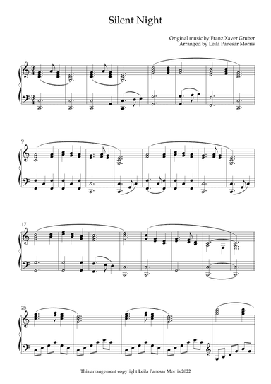 Silent Night (arr. Inky Celeste)