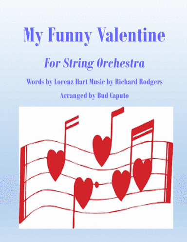 My Funny Valentine (arr. Bud Caputo)