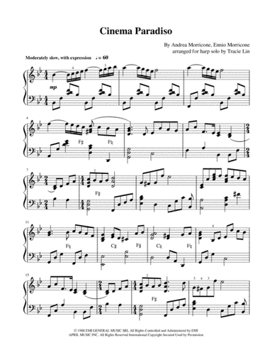 Cinema Paradiso (arr. Tracie Lin)