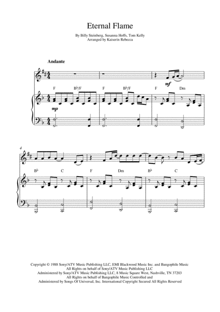Eternal Flame (arr. Kaiserin Rebecca)