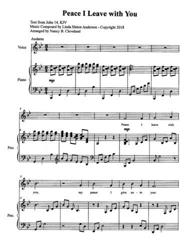 Peace I Leave with You - NBC