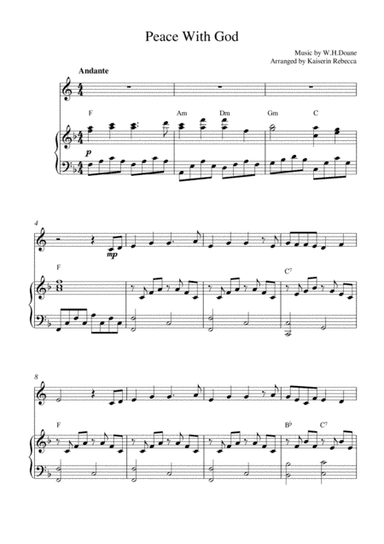 Peace With God (arr. Kaiserin Rebecca)