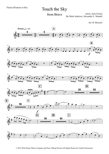 Touch The Sky (arr. Davide Bizzarri)
