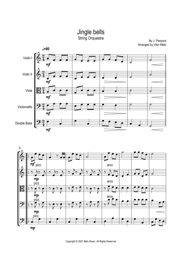 Jingle Bells - String Orquestra (arr. Vitor Melo)