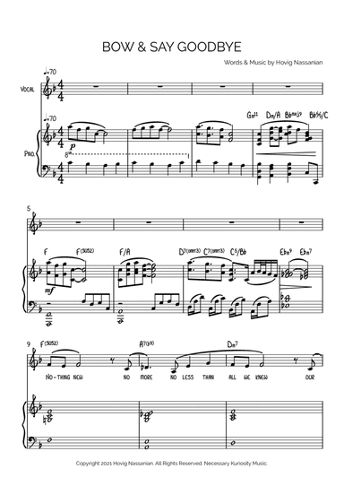 Bow & Say Goodbye