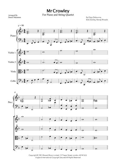Mr. Crowley (arr. Daniel Nakamura)