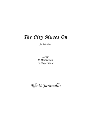 The City Muses On
