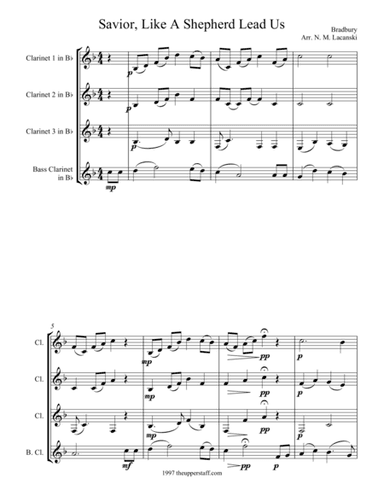Savior Like a Shepherd Lead Us (arr. Nick Lacanski)