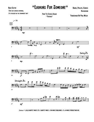 Looking For Someone (arr. P Welsh)