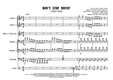 Don't Stop Movin' (arr. The Brass Holes Brass Band)