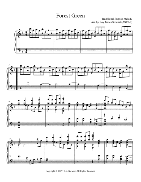 Forest Green (arr. Roy James Stewart)