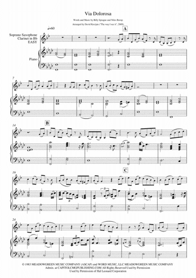 Via Dolorosa (arr. David Kocijan)