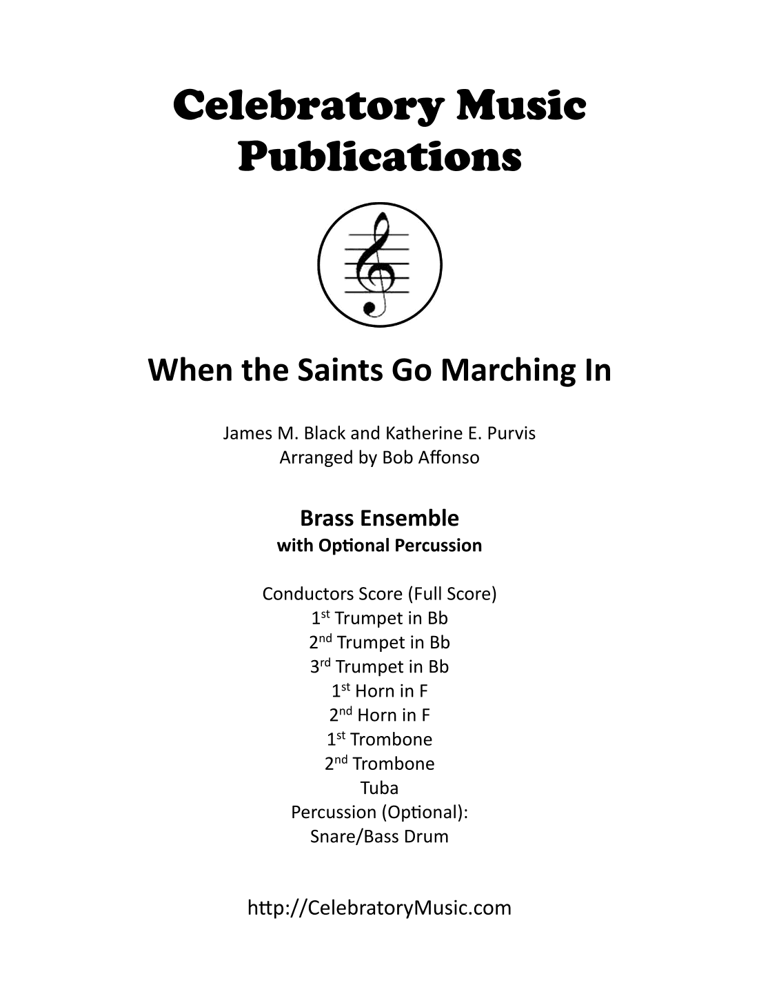 When the Saints Go Marching In (arr. Bob Affonso)