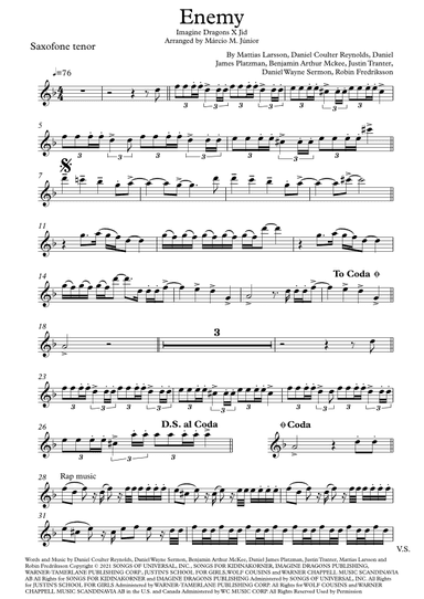 Enemy (arr. Márcio Moreira Júnior)