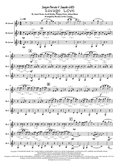 Savage Love (arr. Nicolás Cortés Castillo)