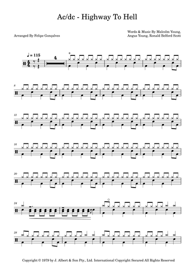 Highway To Hell (arr. Felipe Gonçalves)