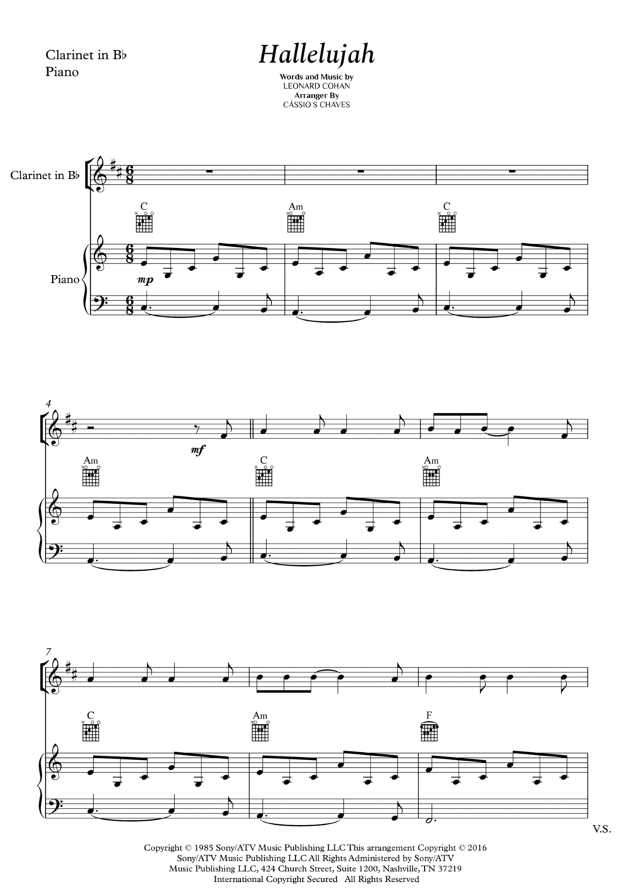 Hallelujah (arr. Cássio Silva Chaves)