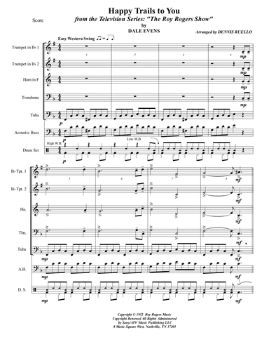 Happy Trails (arr. Dennis Ruello)