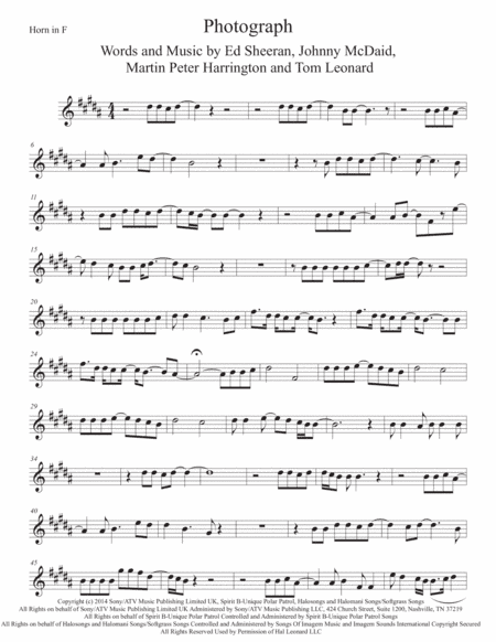 Photograph (arr. Kevin Busse)