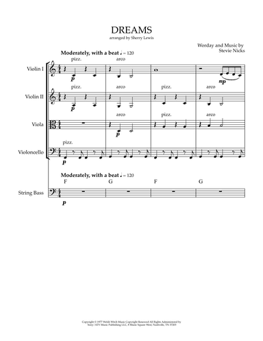 Dreams (arr. Sherry Lewis)