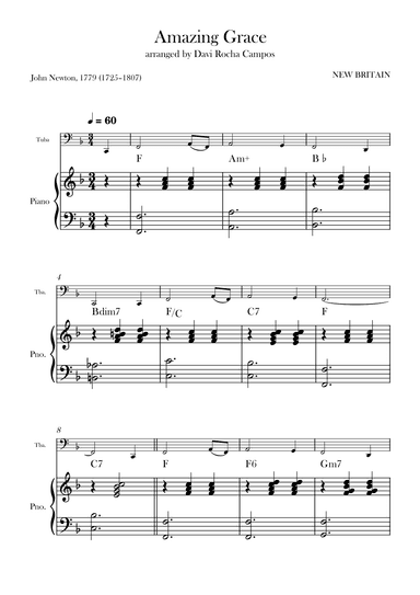Amazing Grace (arr. Davi Rocha Campos)