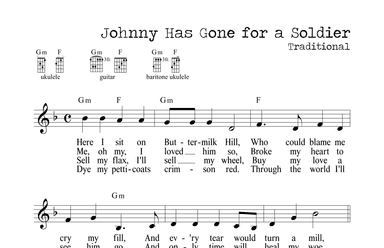 Johnny has gone for a Soldier (arr. M. Ryan Taylor)