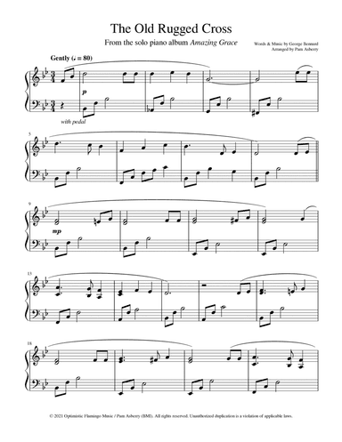 The Old Rugged Cross (arr. Pam Asberry)