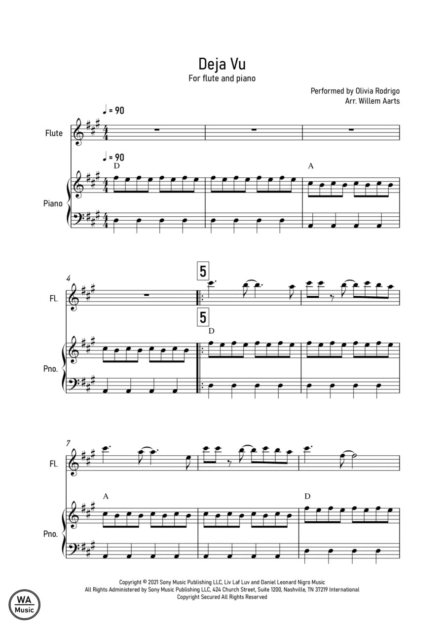 Deja Vu (arr. Willem Aarts)