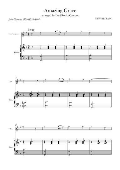 Amazing Grace (arr. Davi Rocha Campos)