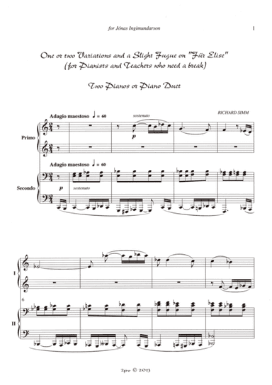 "Für Elise" Variations