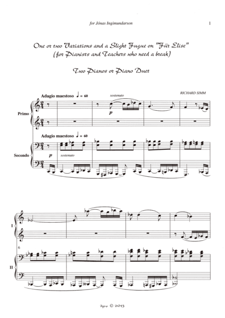 "Für Elise" Variations