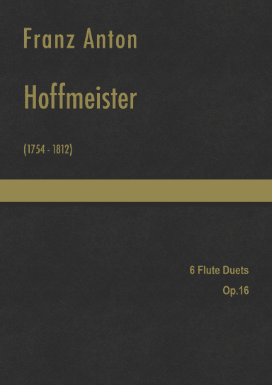 Hoffmeister - 6 Flute Duets, Op.16 (arr. J.G. Cucó Barber)