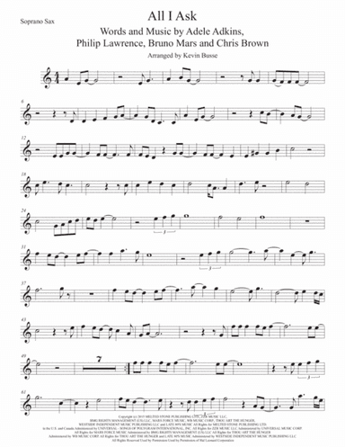 All I Ask (arr. Kevin Busse)