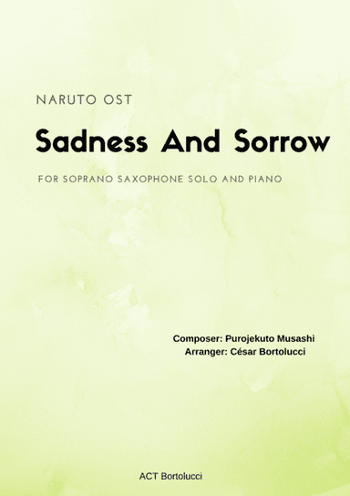 Sadness And Sorrow (arr. César Bortolucci)