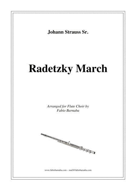 Radetzky March - for Flute Choir (arr. Arr. Fabio Barnaba)