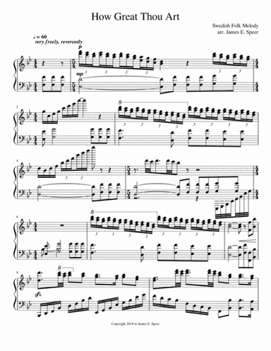 How Great Thou Art (arr. James E. Speer)