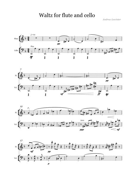 Waltz for Flute and Cello