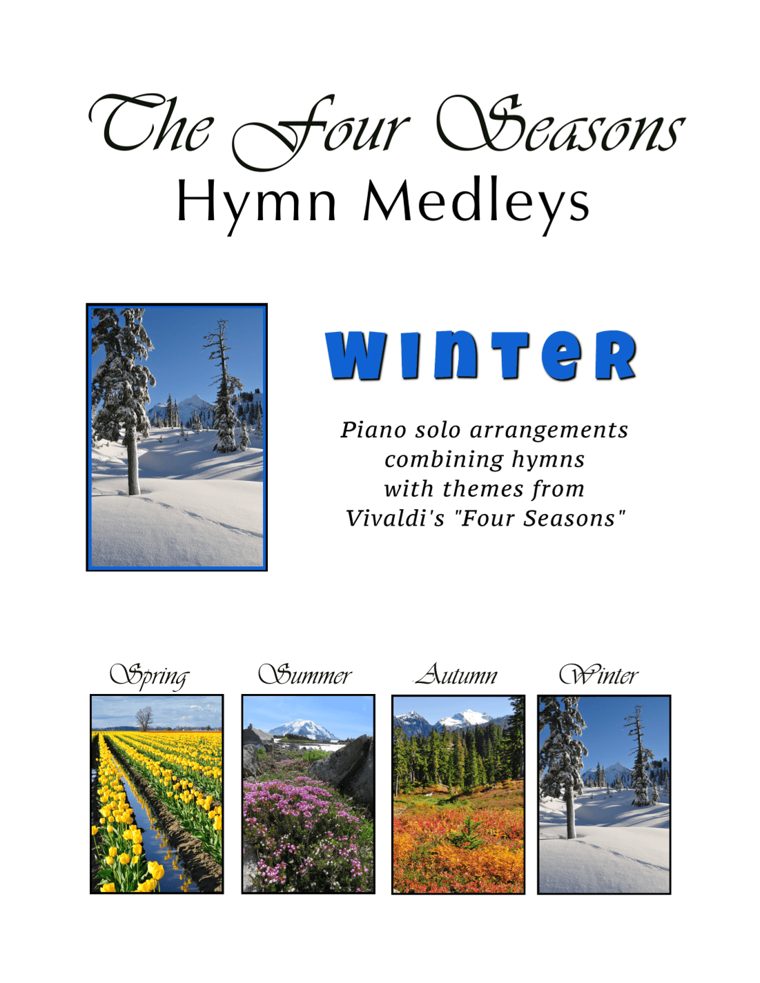 WINTER - The Four Seasons Hymn Medleys Collection (3 Piano Solos) (arr. Sharon Wilson)