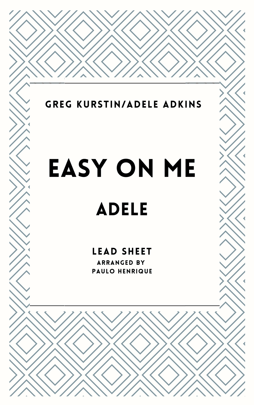Easy On Me (arr. Paulo Henrique)