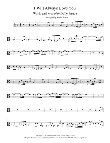 I Will Always Love You (arr. Kevin Busse)