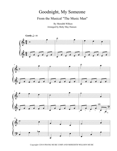 The Music Man (arr. Betty May Hansen)